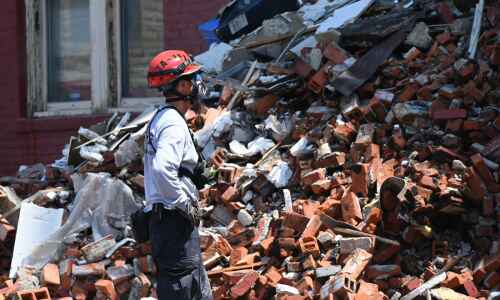 A Cedar Rapids-based task force responded to Davenport building collapse