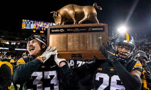 Win over pesky Wisconsin gives Iowa football joyous moment