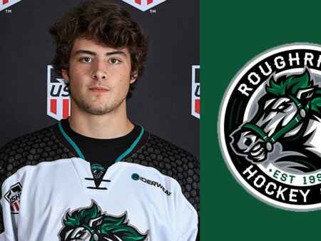 A special power play for RoughRiders player and his family