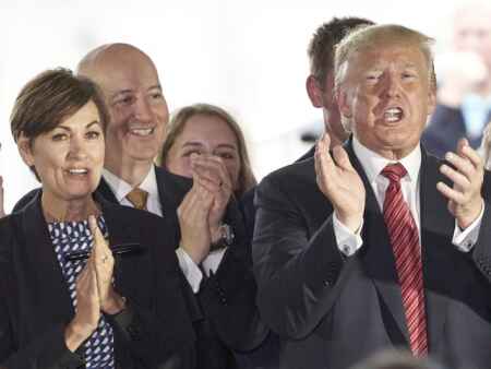 Gov. Kim Reynolds cancels today’s Iowa coronavirus news conference for meeting with Trump
