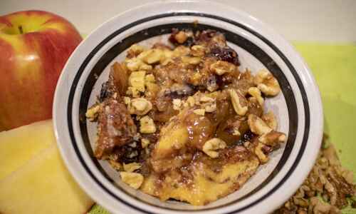 Take a basic bread pudding recipe and play with it