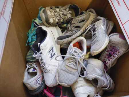 Donate your shoes to Linn County waste to plant trees in Ghana