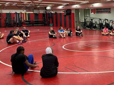 Iowa tradition starts new chapter as girls’ wrestling practice begins