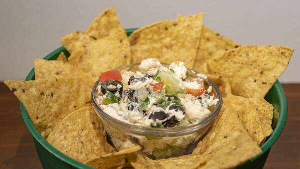 Get ready for holiday parties with this festive dip