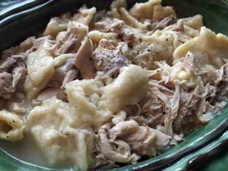 Southern tradition dictates chicken and dumplings and banana pudding when mourning the death of a…