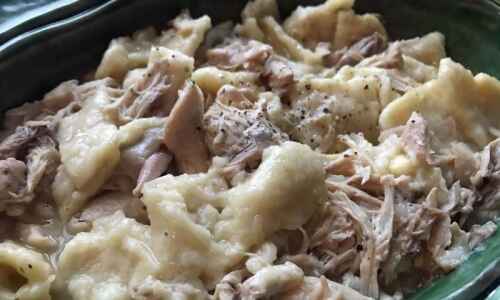 Southern tradition dictates chicken and dumplings and banana pudding when mourning the death of a…