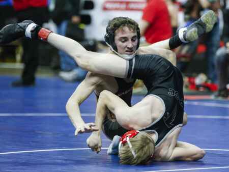 State wrestling: Boone battles back, Utterback makes history