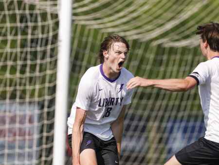 Liberty wins first boys’ state soccer championship in historic rout
