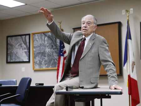 Health protocols don’t mask opinions at Grassley town hall