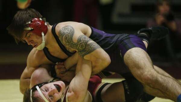 Cornell wrestler Josh Martin loves to dominate