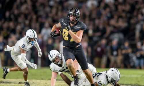 Payne Durham becomes bull of a tight end for Purdue