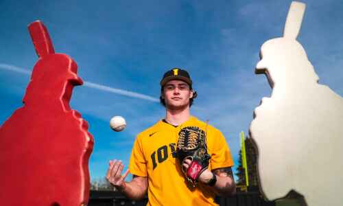 Iowa’s Brecht ‘way more mature’ heading into second baseball season