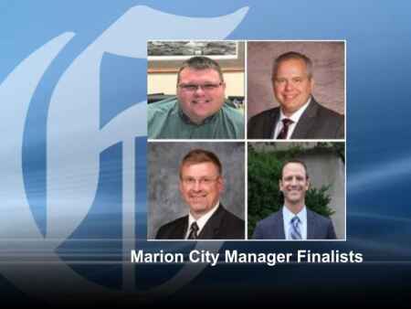 Marion announces city manager finalists