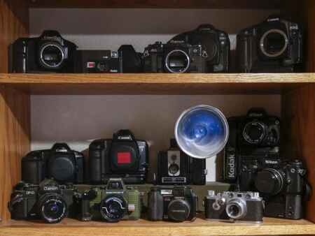 A photographer's old cameras keep fond memories alive