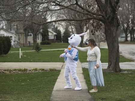 Photos: Easter bunny visits kids in Clarence