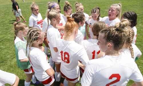 Photos: Marion vs. Dallas Center-Grimes in 2023 Iowa Class 2A girls’ state soccer quarterfinals