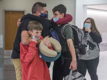 Adopted Ukrainian boys arrive home at last to Hiawatha