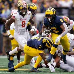 Added strength and weight allows Michigan’s Blake Corum to flourish