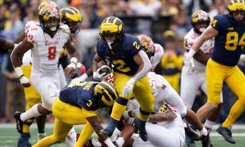 Added strength and weight allows Michigan’s Blake Corum to flourish