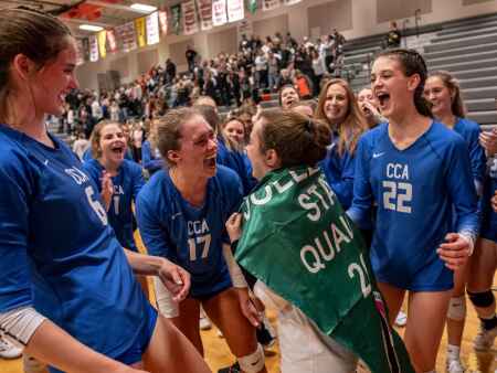 CCA sweeps West Delaware, advances to state volleyball tournament