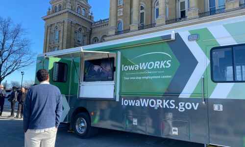 Capitol Notebook: State’s mobile workforce center heading to Perry where pork plant closing