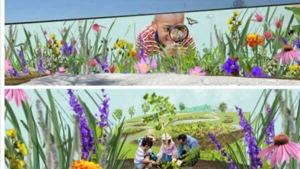 Friends of Noelridge fundraising for second greenhouse mural