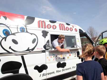 Solon based Moo Moos Ice Cream trucks sell all Iowa-made treats