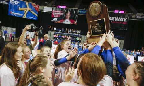 Photos: Dike-New Hartford vs. Western Christian state volleyball championship