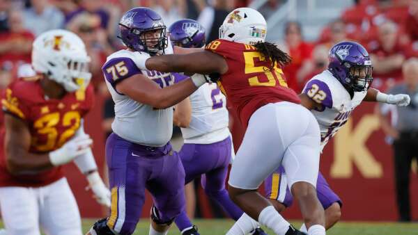 UNI offensive line is a strength as Panthers shift to air raid offense
