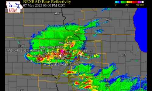 Sunday storms brought tornado, damaging winds and hail