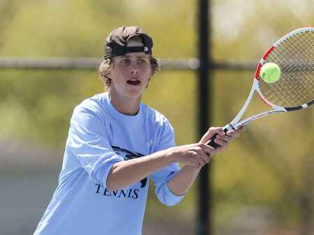 Photos: Boys’ tennis district tournament at Cedar Rapids Prairie
