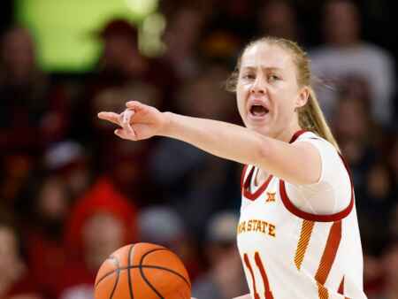 Emily Ryan and Cyclones dish it out against West Virginia