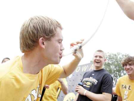 Beer becomes part of the (inner) Kinnick Stadium experience