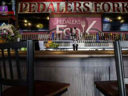 Pedaler’s Fork offers 108 beers on tap, varied menu