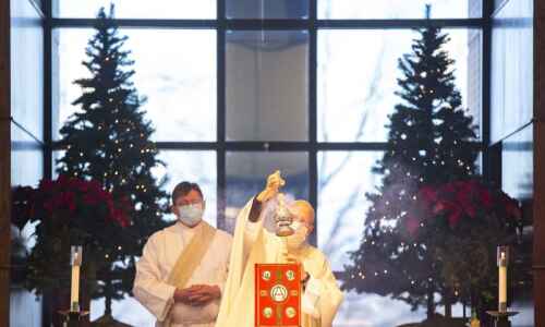 Photos: Christmas morning mass at St. Ludmila Catholic Church