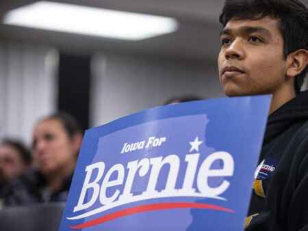 Bernie Sanders gets big support from Latino caucusgoers in West Liberty