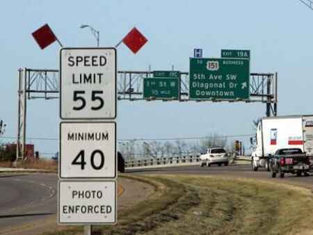 Iowa officials evaluating appropriateness of red-light, speed cameras
