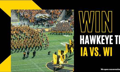 Enter to win tickets to Iowa vs. Wisconsin November 12