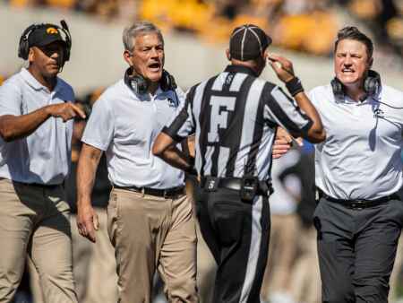 Ferentz believes officiating ‘impacted the game’ in loss to Michigan