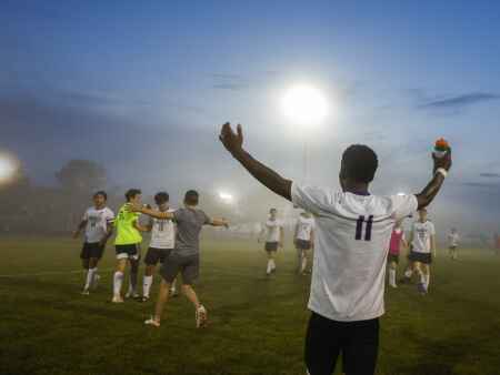 Photos: Iowa City Liberty vs. Marion in boys’ state soccer semifinals
