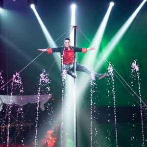 WATCH: Life on the road with an Italian Water Circus