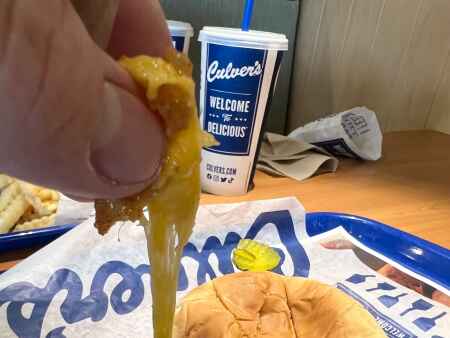 I tried Culver’s CurderBurger, and it was everything I dreamed