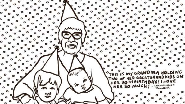 Print and color: Celebrate Grandparents Day