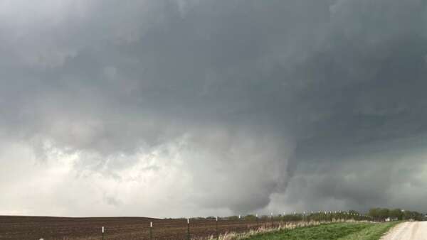 Iowa saw eight tornadoes Tuesday