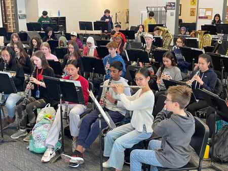 Northwest Junior High band to play at Iowa Bandmasters conference