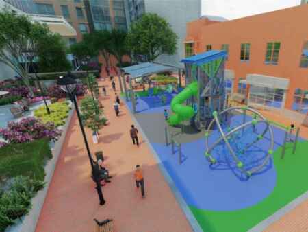 What’s the status of Iowa City’s new Pedestrian Mall playground?
