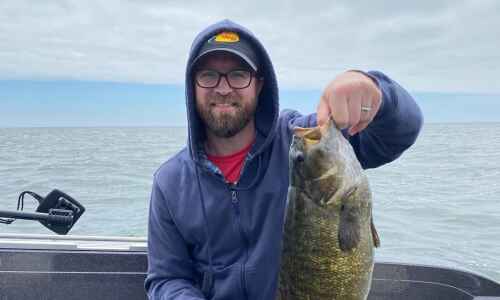A big bass quest on Lake Michigan