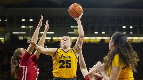 Photos: Iowa runs away with another win over Wisconsin