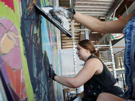 Pieces of community come together in Harris Building public art