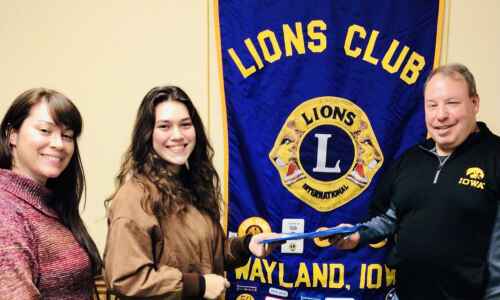 Wayland Lions Club inducts new member